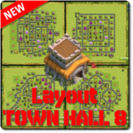 Layout Clash Of Clans TH 8  APK Download